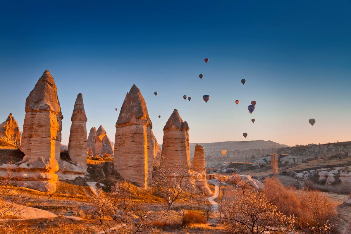 Sunset over Cappadocia © iStock