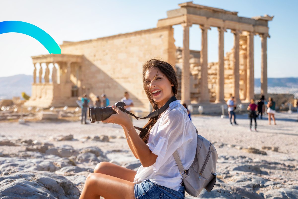 Woman visitting Acropolis of Athens © iStock